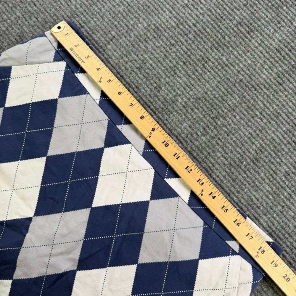Loudmouth Ladies Golf Skort Women 16 Nevada Wolf Pack Argyle Navy White Grey - Picture 10 of 15